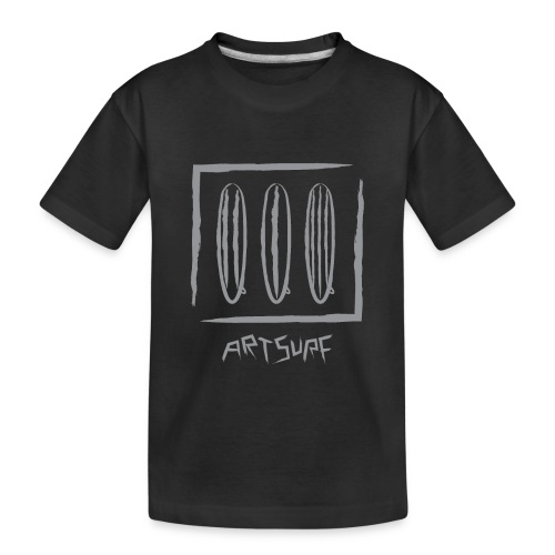 213 ArtSurf© Logo in Grey for Dark Background Swag - Toddler Premium Organic T-Shirt