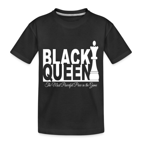 Black Queen Powerful - Toddler Premium Organic T-Shirt