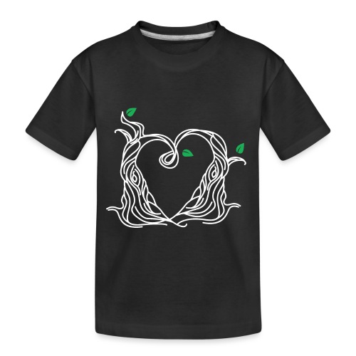 Tree Love Best Friends Heart White - Toddler Premium Organic T-Shirt