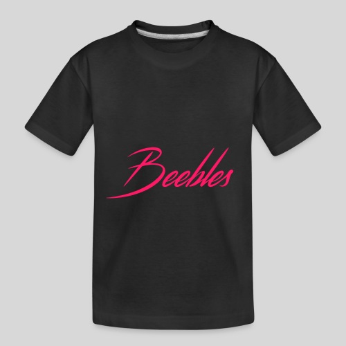 Pink Beebles Logo - Toddler Premium Organic T-Shirt