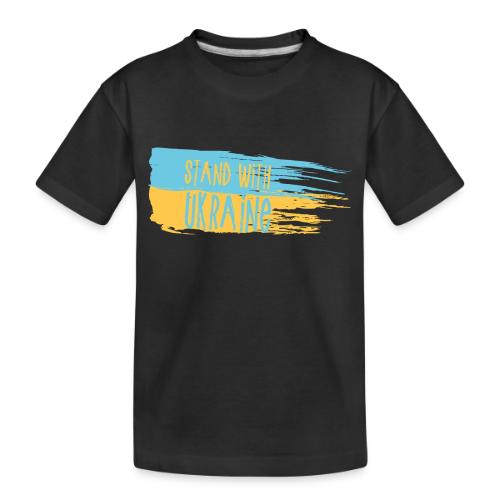 I Stand With Ukraine - Toddler Premium Organic T-Shirt