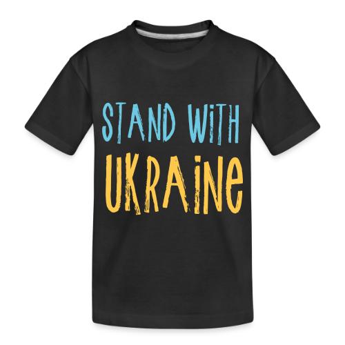 Stand With Ukraine - Toddler Premium Organic T-Shirt