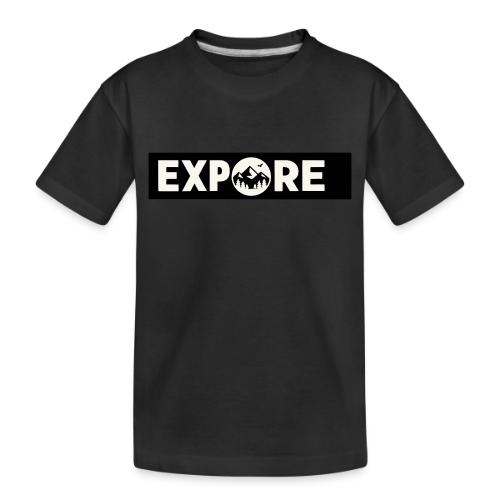 Adventure Oxygen Nature Mountain Forest Typography - Toddler Premium Organic T-Shirt