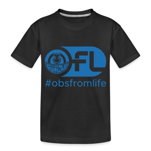 Observations from Life Logo with Hashtag - Toddler Premium Organic T-Shirt