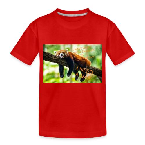 Fox napping meme - Toddler Premium Organic T-Shirt