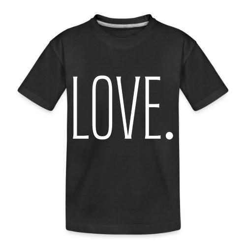 Smoon City_Just Text 6 Love Thin White - Toddler Premium Organic T-Shirt