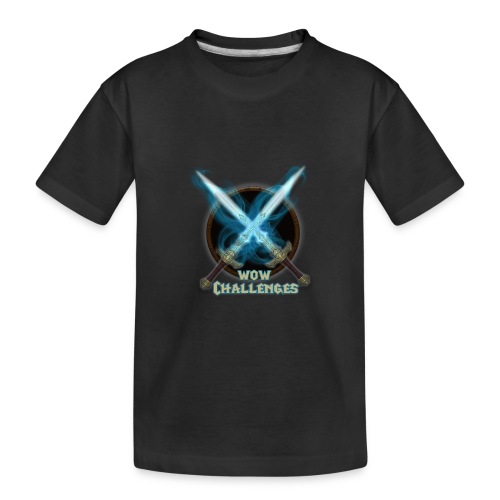 WoW Challenges Blue Fire Swords Logo - Toddler Premium Organic T-Shirt