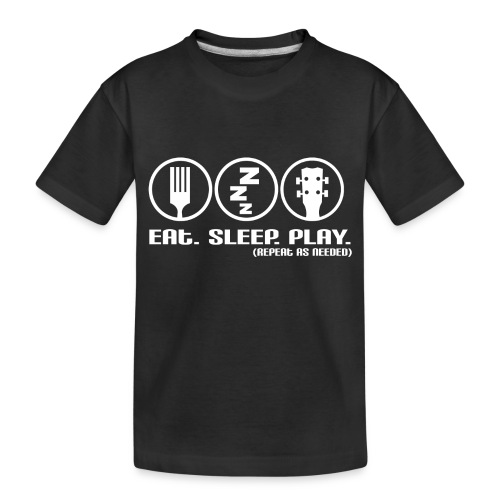 Eat. Sleep. Repeat - Toddler Premium Organic T-Shirt
