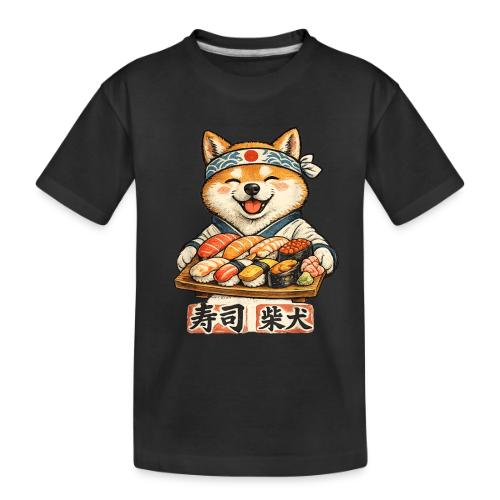 Funny Shiba Inu Sushi Kawaii Dog Tee - Toddler Premium Organic T-Shirt