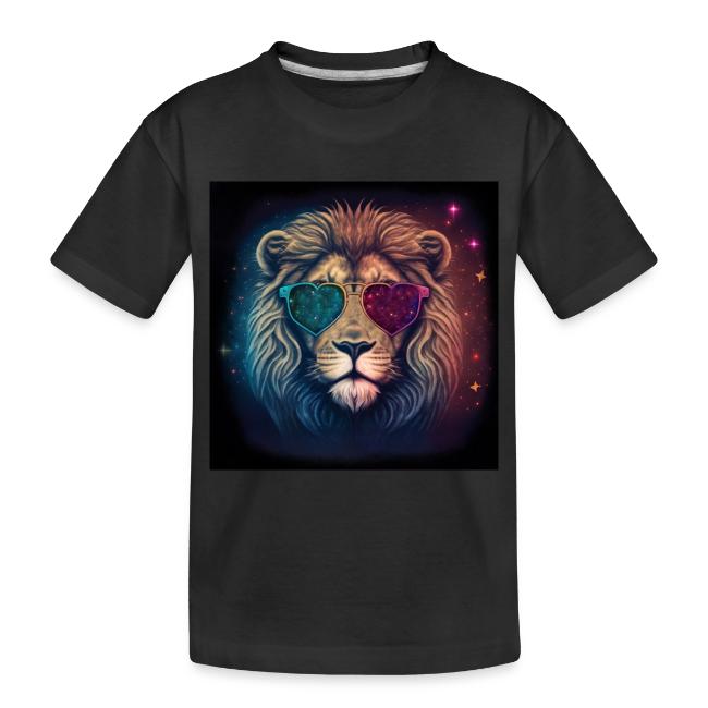Jesus Lion of Judah wearing love glasses