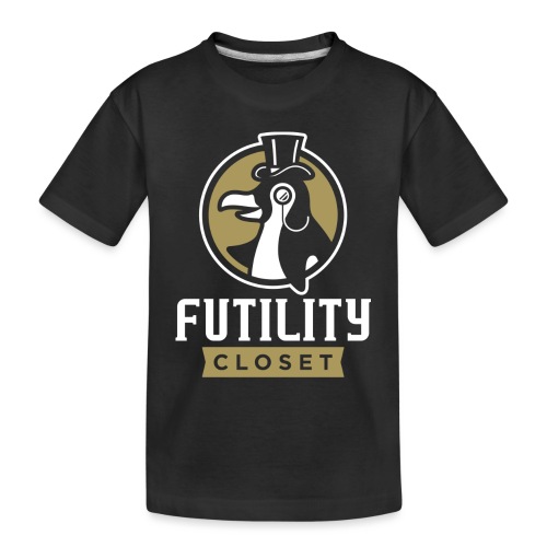 Futility Closet Logo - Reversed - Toddler Premium Organic T-Shirt