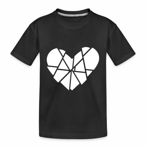 Heart Broken Shards Anti Valentine's Day - Toddler Premium Organic T-Shirt