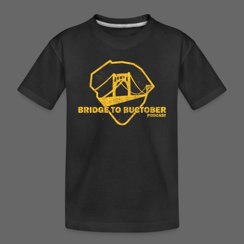 Bridge to Buctober Logo Gold - Toddler Premium Organic T-Shirt