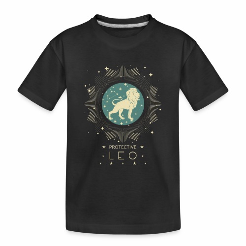 Zodiac sign Leo constellation birthday July August - Toddler Premium Organic T-Shirt
