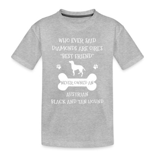 Best Friend Is Austrian Black And Tan Hound Cool - Toddler Premium Organic T-Shirt