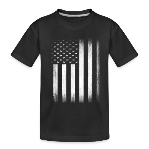 US Flag Distressed - Toddler Premium Organic T-Shirt