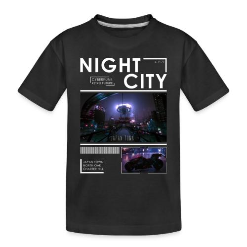 Night City Japan Town - Toddler Premium Organic T-Shirt