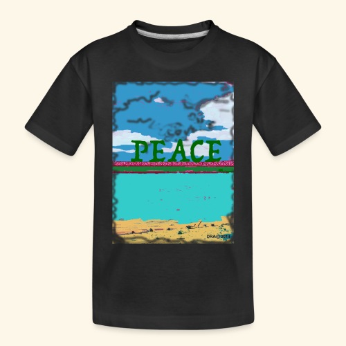 Peace blu - Toddler Premium Organic T-Shirt