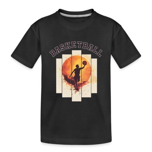 Basketball again and again - Toddler Premium Organic T-Shirt