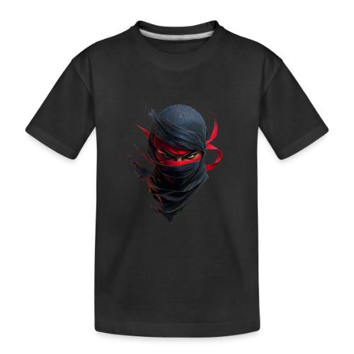 Crimson Stare Ninja - Toddler Premium Organic T-Shirt