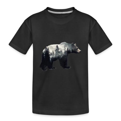 Forest Within the Bear - Toddler Premium Organic T-Shirt