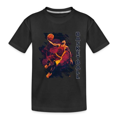 Basketball Charge - Toddler Premium Organic T-Shirt
