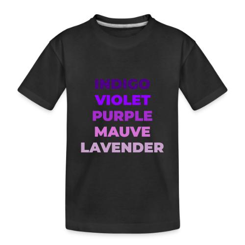 Shades of Purple - Toddler Premium Organic T-Shirt