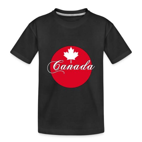 Canada in red and white - Toddler Premium Organic T-Shirt
