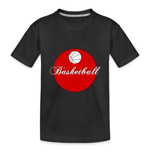 Basketball: Bold Hoops - Toddler Premium Organic T-Shirt