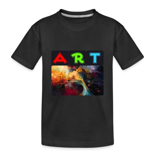 Waves of Art - Toddler Premium Organic T-Shirt