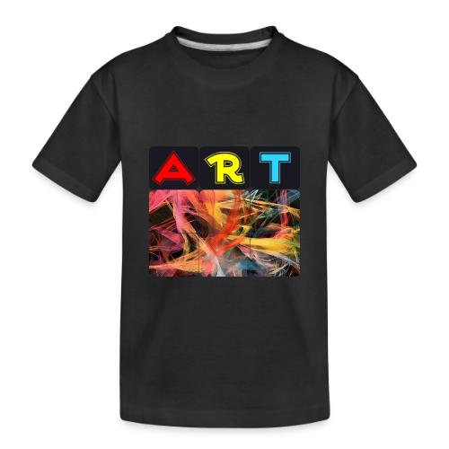 Chaotic Threads of Art - Toddler Premium Organic T-Shirt