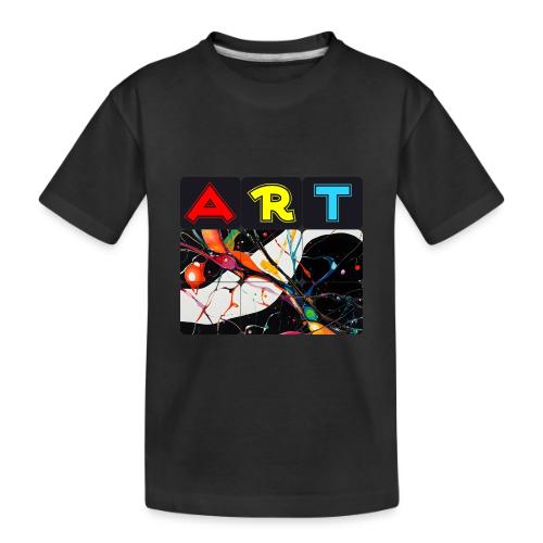 Art in Motion: Color Unleashed - Toddler Premium Organic T-Shirt