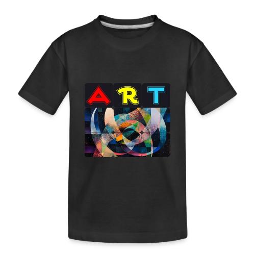 Art of Stripes and Shades - Toddler Premium Organic T-Shirt
