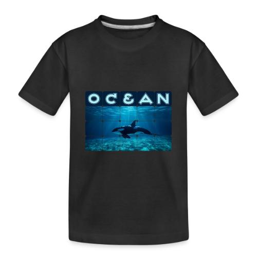 Ocean: Orca in Motion - Toddler Premium Organic T-Shirt