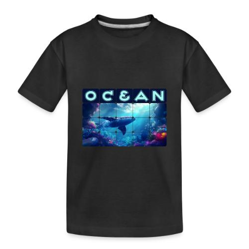 Ocean: Whale’s Path - Toddler Premium Organic T-Shirt
