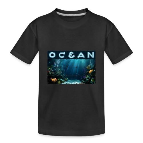 Ocean: Rainbow Reef Life - Toddler Premium Organic T-Shirt