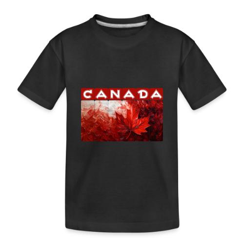 Canada Painted Pride - Toddler Premium Organic T-Shirt