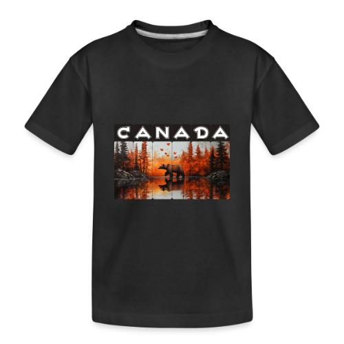 Canada Wilderness Art - Toddler Premium Organic T-Shirt