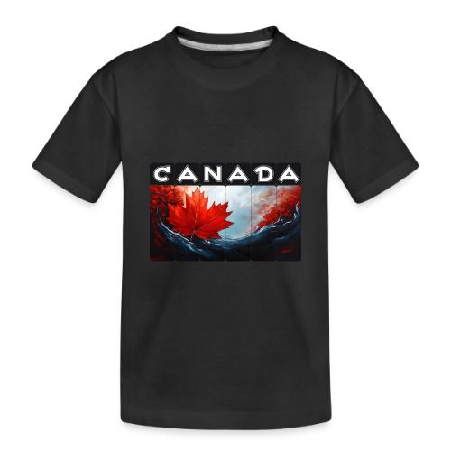 Canada Icon in Color - Toddler Premium Organic T-Shirt