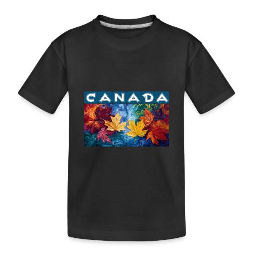 Canada in Brushstrokes - Toddler Premium Organic T-Shirt
