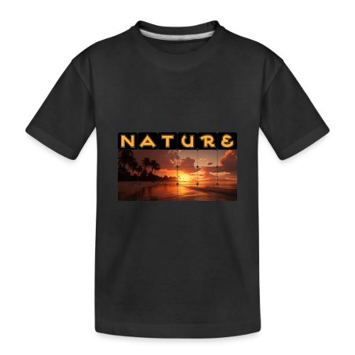 Nature: Sunset Serenity - Toddler Premium Organic T-Shirt