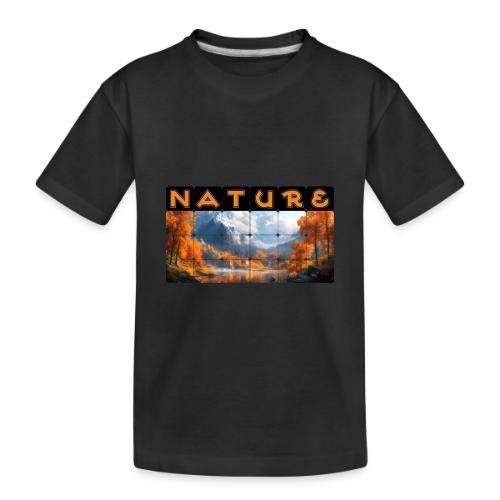 Nature: Golden Autumn Escape - Toddler Premium Organic T-Shirt