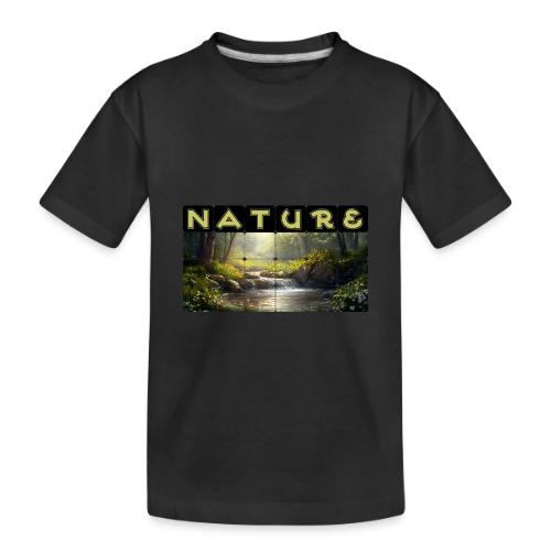 Nature: Verdant Bloom - Toddler Premium Organic T-Shirt