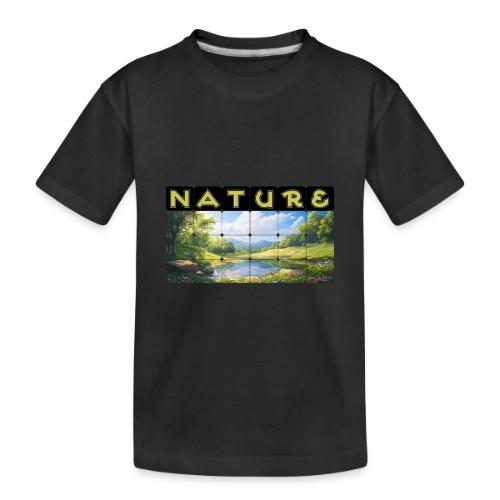 Nature: Springtime Serenity - Toddler Premium Organic T-Shirt