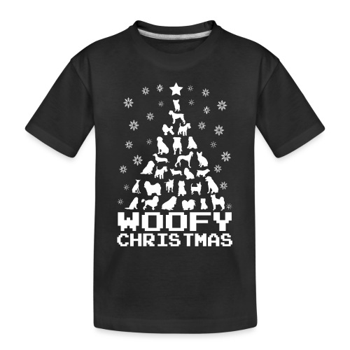 Woofy Christmas Tree - Toddler Premium Organic T-Shirt