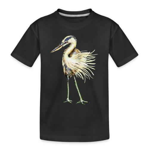 Great Blue Heron - Toddler Premium Organic T-Shirt