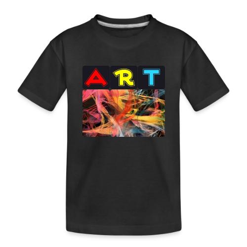 Chaotic Threads of Art - Toddler Premium Organic T-Shirt