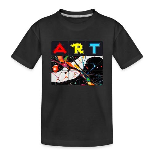 Art in Motion: Color Unleashed - Toddler Premium Organic T-Shirt