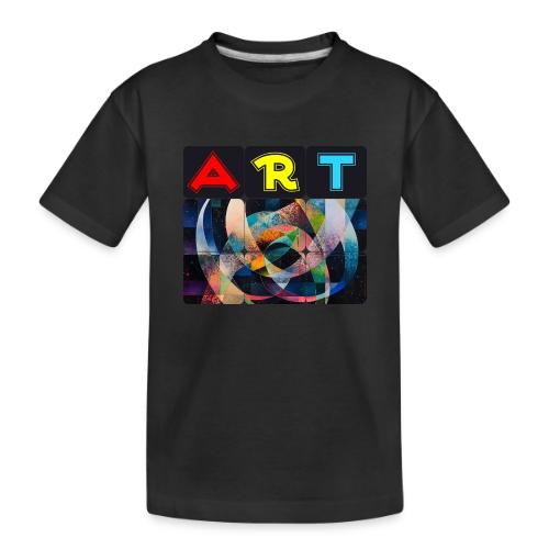 Art of Stripes and Shades - Toddler Premium Organic T-Shirt