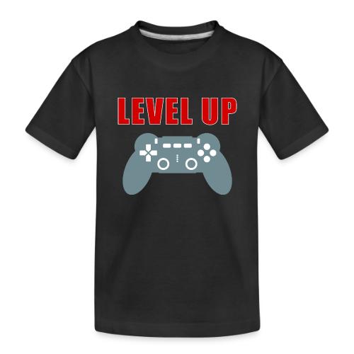 Level Up Gamer Controller Apparel - Toddler Premium Organic T-Shirt